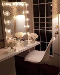 Absolutely Stunning Taking Our Breath Away With This Gorgeous Setup Featuring The Impressionsvanityglowxl With Clear In Beauty Room Room Decor Vanity Room