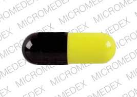 Side 1 op side 2 10. Black Yellow And Capsule Shape Pill Images Pill Identifier Drugs Com