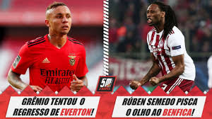 Ao mesmo tempo que se prepara para contar com otamendi, jorge jesus aguarda também pela chegada de rúben semedo. Ruben Semedo Pisca O Olho Ao Benfica Gremio Tenta O Regresso De Everton Youtube