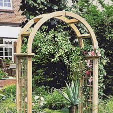 Rosenbogen Malina 117x55xh235cm Rosenbogen Rosenbogen Holz Gartengestaltung