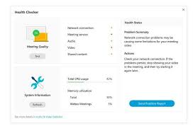 Health Checker For Cisco Webex Meetings In 2020 Health Cisco Understanding