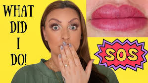 Maria Savic and her lip tattoo removal
