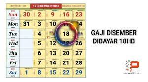 Tarikh 25hb tersebut jatuh pada hari jumaat, sabtu atau ahad. Gaji Penjawat Awam Disember 18hb Pendidik2u
