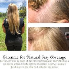 Sarenrae Blonde Herbal Hair Color For Natural Gray Coverage Nightblooming Garden Grey Hair Coverage Herbal Hair Colour Blonde Henna