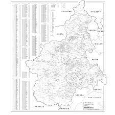 Sigma ter piemonte mette a disposizione una serie di servizi di accesso alle informazioni catastali del territorio piemontese. Map Of Piemonte With Postal Codes