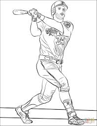Baseball Players Coloring Pages Ideas In 2020 Baseball Coloring Pages Sports Coloring Pages Mlb Players