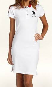 Save 6 01 On New U S Polo Assn Women S Big Pony Golf Polo Shirt Dress Only 29 99 Moda Feminina Moda Feminino