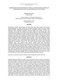 Menurut perspektif islam, sahsiah juga membawa maksud akhlak. Pdf Pembentukan Sahsiah Berkualiti Melalui Penghayatan Kurikulum Pengajian Islam Satu Kajian Korelasi Di Politeknik