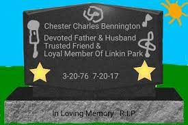 Death record, obituary, funeral notice and information about the deceased person. For All The Linkin Park Soldiers Who Can T Get To A Memoriam Site Here Is A Chester Grave To Visit Just For Charles Bennington Linkin Park In Loving Memory