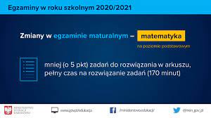 Ze względu na pandemię koronawirusa i ciągły wzrost zakażeń w naszym kraju, minister przemysław czarnek. Ministerstwo Edukacji I Nauki On Twitter Planowane Zmiany W Matura2021 Z Matematyki Egzamin