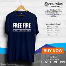 Free fire design t shirt. T Shirt Clothes Tshirt Free Fire Battle Royale Garena Cool Logo Jamaniax Shopee Malaysia