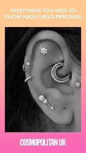 Everything You Need To Know About Helix Piercings Along With Inspo Pics Helix Piercing Ear Piercings Types Of Piercings