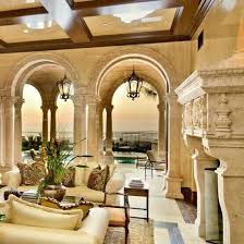 Softened Room Arches Tuscan Style Tuscan Style Homes Design
