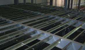 20 gauge painted steel roof deck* with 3/4 resin board. Mezzanine Floor Systems Purlins And Side Rails Metsec