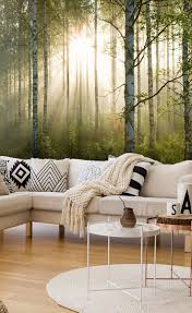 Posted by admin posted on april 08, 2019 with no comments. Birch Forest Sunlight Wallpaper Mural Wallsauce Us In 2021 Wallpaper Living Room Beautiful Living Rooms Forest Wall Mural