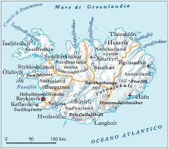 Qui una lista di toponimi da inserire nella cartina muta. Islanda Nell Enciclopedia Treccani
