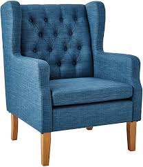 Amazon Com Ravenna Home Margaret Modern Living Room Chair 28 W Blue Kitchen Dining Living Room Chairs Living Room Chairs Modern Modern Living Room