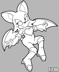 Rouge The Bat Coloring Pages Di 2020