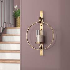 15 peacock candle wall sconce. Metal Wall Candle Holders You Ll Love In 2021 Wayfair