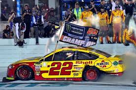 Ford And Joey Logano Win Nascar Cup Series Driver And Manufacturers Championship Nascar Race Cars Nascar Champions Joey Logano