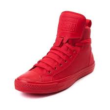 Black And Red Converse High Tops Shop For Converse Chuck Taylor Guard Hi Sneaker In Red Monochrome At Journeys Shoes Sneakers Men Fashion Red Sneakers Sneakers Fashion