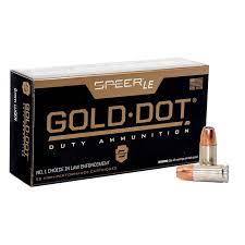 If you are looking for the best personal protection 9mm ammo on the market offered by the world known ammunition company federal premium, this. Speer Gold Dot Le Duty 9mm 124 Grain Jhp