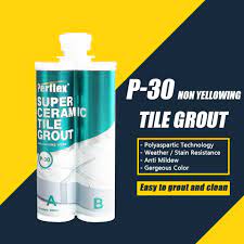 Mix both the ingredients and apply it on the grouts. Customized Color Poly Tile Grout Weather Resistance Smooth Paste Appearance