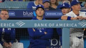 Shohei Ohtani during a Los Angeles Dodgers game