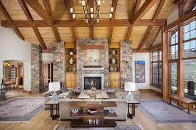 Craftsman design involves rich wood trims, antiques, wooden furniture and natural colors. 30 Craftsman Living Rooms Beautiful Interior Designs Designing Idea