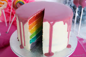 Check spelling or type a new query. Dripping Rainbow Cake Regenbogenkuchen Mit Trendglasur Tasty Sue