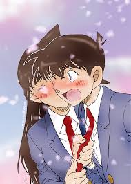 Ran kisses shinichi for the first time. Ran X Shinichi Explore Tumblr Posts And Blogs Tumgir
