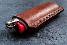 Lighter Pouch Made To Fit Bic Lighter Sleeve Leather Lighter Etsy In 2021 Bic Lighter Lighter Case Lighter