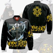 The perfect jacket for chilly summer nights get your one piece bomber jacket now and take advantage of our free shipping. Tragafalar Law Shirt One Piece Anime Hoodie Jacket Va11 Gear Anime