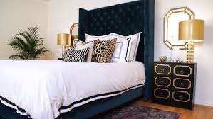Color Palette Black And Navy Blue Cobalt Gold Blue And Gold Bedroom Gold Bedroom Luxurious Bedrooms