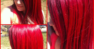 Bright Red Hair In The Sun L Oreal Hicolor Highlights In Magenta 40 Volume Developer Manic Panic Wild Hair Color Gorgeous Hair Color Red Hair Inspiration
