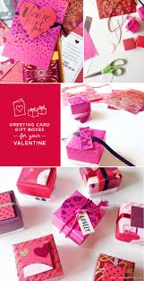Since we are doing the top and bottom as two separate pieces, this can easily be done by measuring out the dimensions for the bottom of the box to your taste, making sure that the edges around the box you sketched out are even. Make Valentine S Day Treat Boxes Out Of Recycled Greeting Cards Think Make Share
