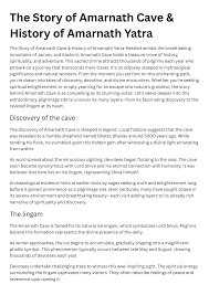 The Story of Amarnath Cave & History of ...