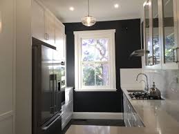 Kitchen Dulux Domino Feature Wall Shaker Cupboards In Vivid White Silestone Lagoon Benchtop 30 Mm Thick Petra Solis Mirum Floor Grey Flooring Dulux Flooring