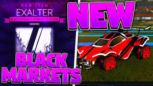 Black market decals rocket league 2021. New Exalter Black Market Decal On Rocket League Season 2 Black Market Youtube