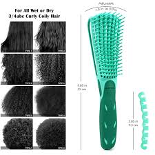 Just in case you've never heard of it before, the wet look is a hairstyle that looks wet when your hair is actually dry. Buy Bestool Detangling Brush For Black Natural Hair Detangler Brush For Natural Black Hair Curly Hair Afro 3 4abc Texture Faster N Easier Detangle Wet Or Dry Hair With No Pain Green Online