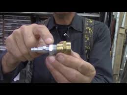 These all brass fittings can be connected to an air compressor and then to either a pipe threaded riser or fitting or an independent hose spinet to blow out Tips Advice To Blowout Winterize Water Pipes Simple Air Adaptor Tool Youtube