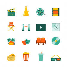 A movie theater (american english), cinema (british english), or cinema hall (indian english), also known as a picture house, the pictures, picture theatre or the movies, is a building that contains auditoria for viewing films (also called movies) for entertainment. Free Vector Filmmaking Movie Theater Cinema Entrance Retro Tickets And 3d Polarized Glasses Flat Icons Collection Isolated Vector Illustration