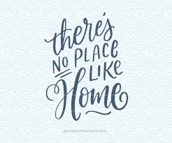 Svg Cuttable Vector There S No Place Like Home Svg Etsy Hand Lettering Hand Lettered Svg Lettering