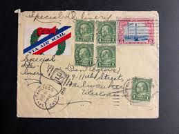 1928 USA Christmas Special Delivery Cover San Francisco CA to Milwaukee WI  | eBay
