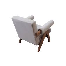 Shop at ballard designs now. Easy Jeanneret Lounge Chair In Wood And Padded Fabric Diiiz