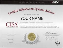 Cisa Certification Template Exam Certificates Online Certificate