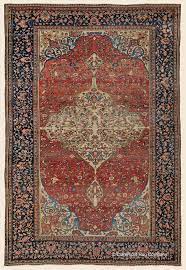 Ferahan Sarouk 6 8 X 9 11 3rd Quarter 19th Century West Central Persian Antique Rug Rugs Persian Carpet Antique Persian Rug