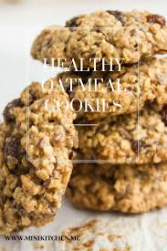 Healthy Oatmeal Cookies In 2020 Healthy Oatmeal Cookies Healthy Oatmeal Oatmeal Cookies No Sugar