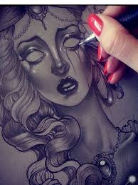 Drawing Ghost Girl Woman Crying Realistic Amazing By Stronger Girl Drawing Drawings Art