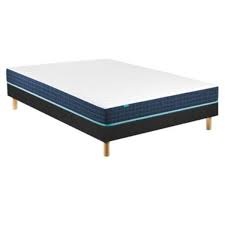 Ensemble Matelas Roule Cool Bed Et Sommier Self Kit Taille 160x200 Cm Matelas Couleur Gris Anthracite Et Sommier